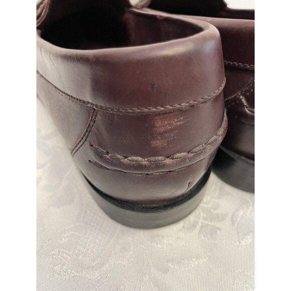 Bass G.H. Bass Burgundy Leather Tasseled Loafer Size 10M  Preppy‎ old money 90’s main image 6
